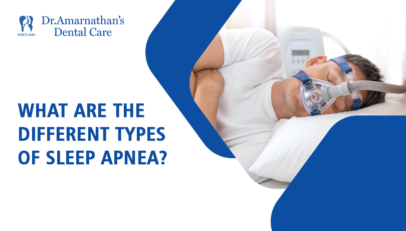 What are the different types of sleep apnea?