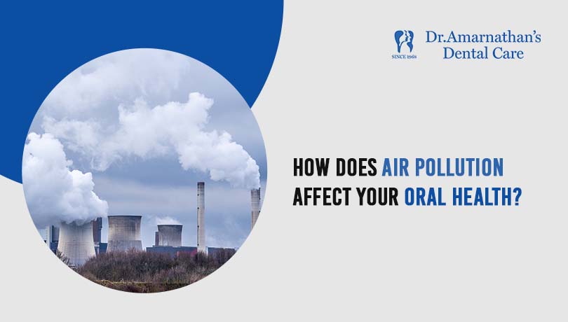 How does air pollution affect your oral health?