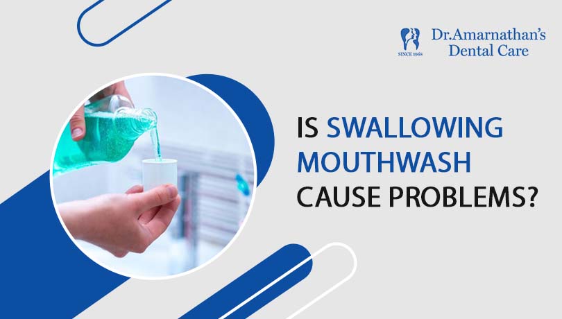 Is Swallowing mouthcause cause dental problems?