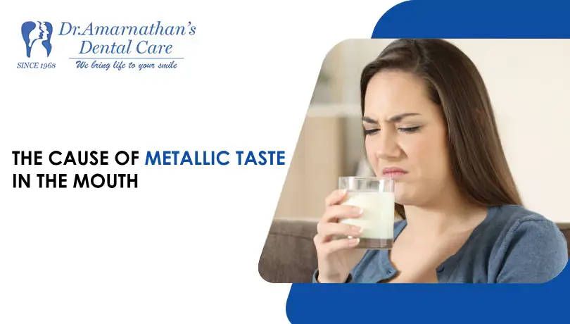 cause of metallic taste in the mouth